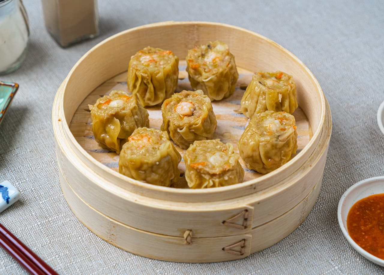 香菇猪肉虾烧卖