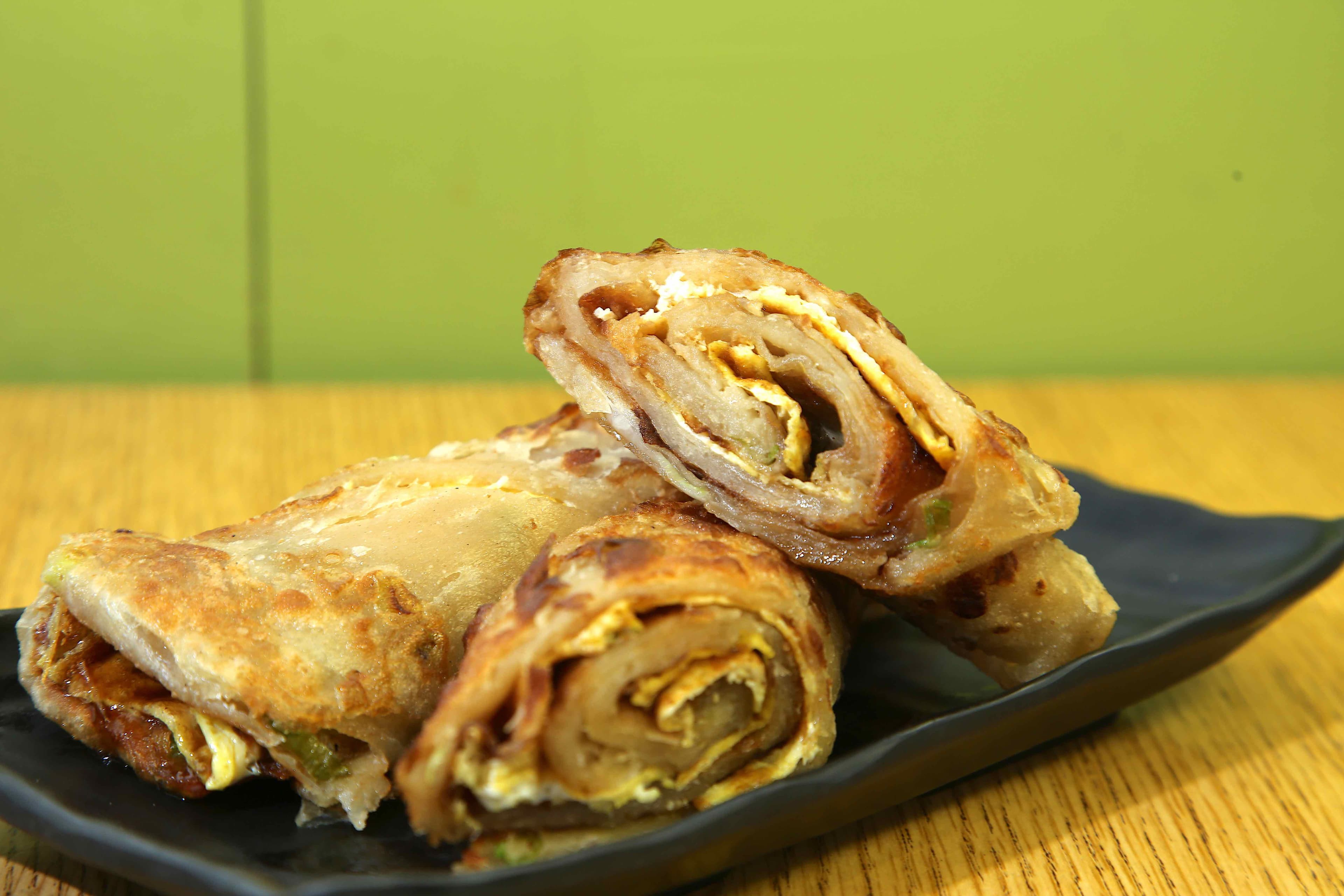 葱油煎饼加蛋 | 点心类