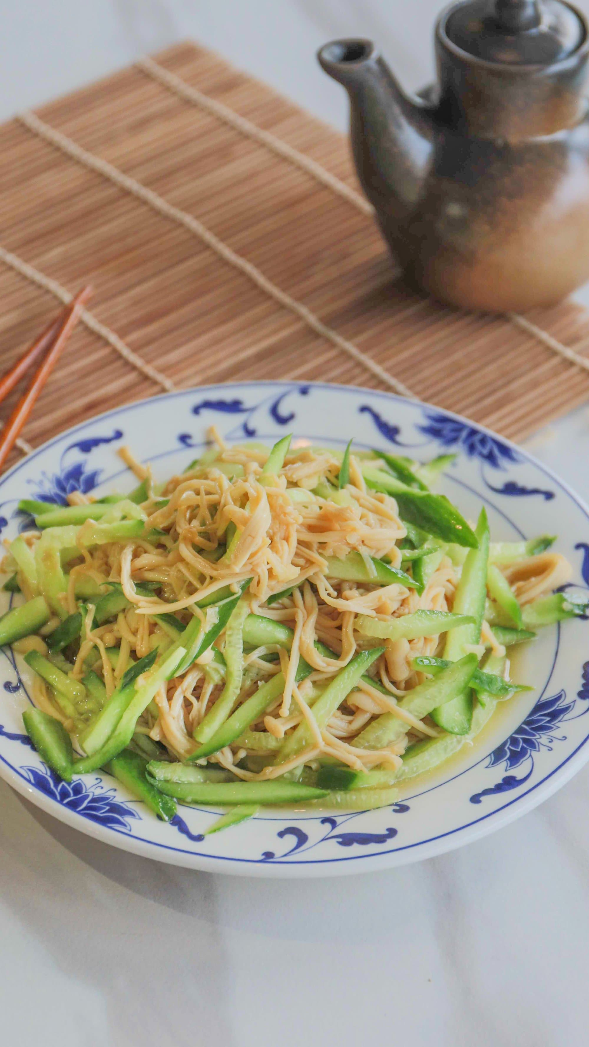 凉拌金针菇 | 开胃菜