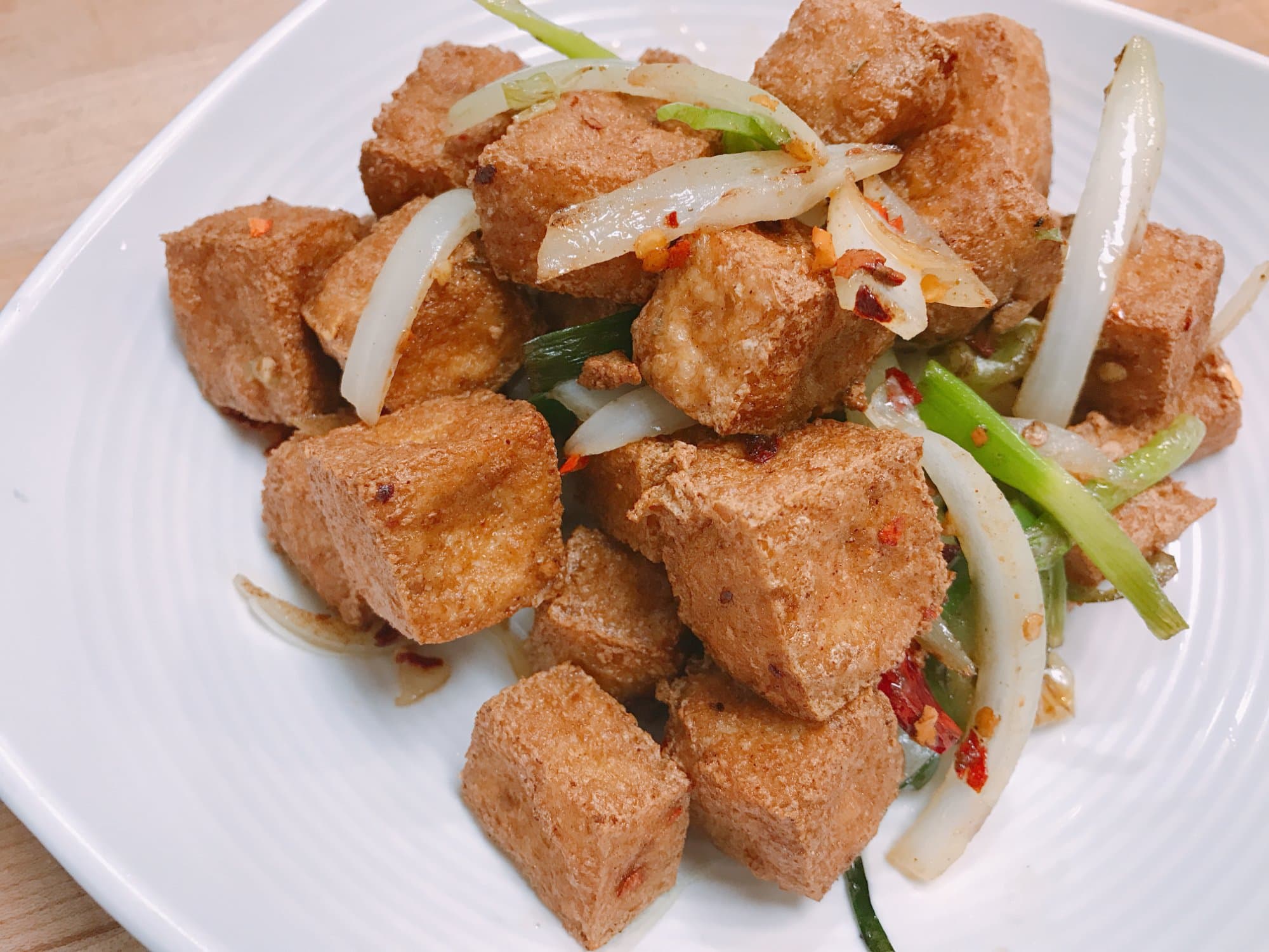 椒盐豆腐 | 蔬菜和豆腐类