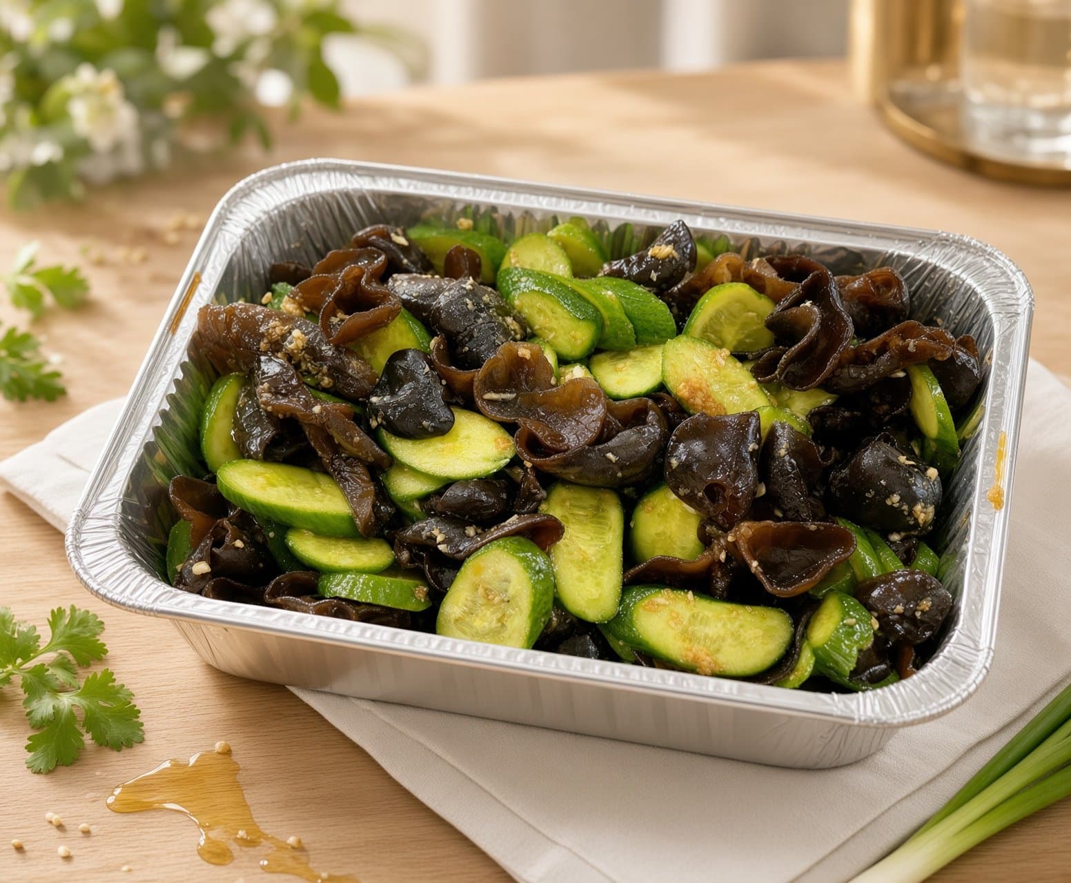 Cucumber Salad w/ Tree Ear Mushroom